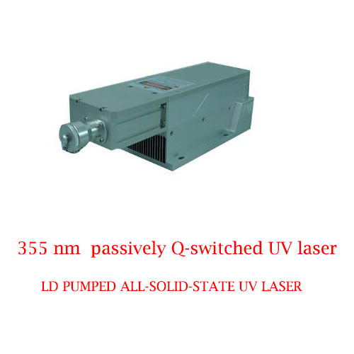 Lightweight compact design 355nm passively Q-switched UV laser 0.1~90µJ/1-800mW